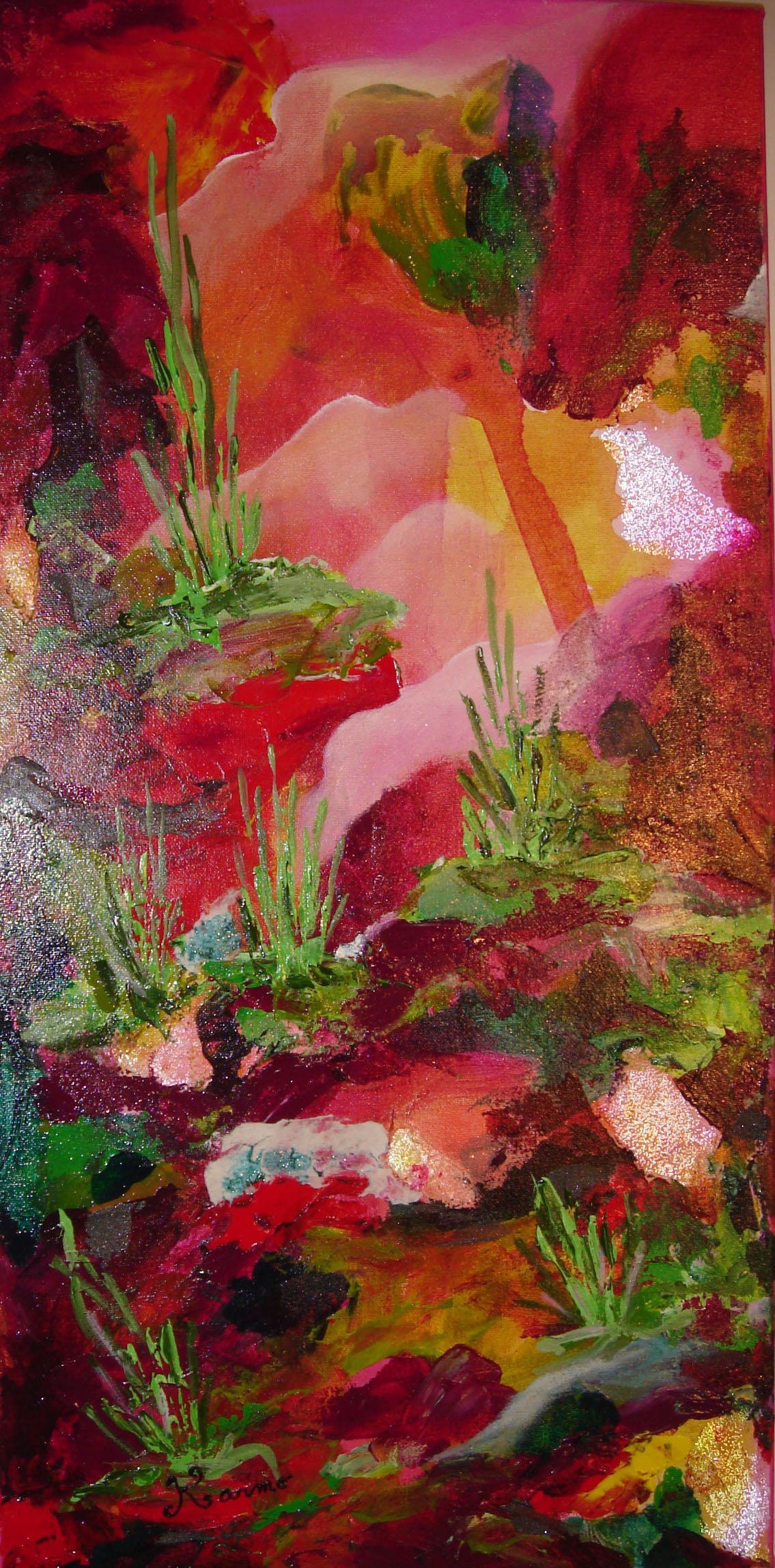 C Brume magenta 12x24 po, 3de 4