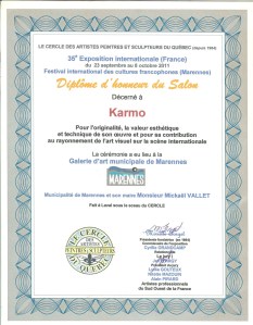 Diplôme rayonnement scène internationale, Marenne