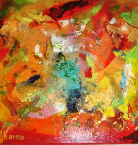 Jeux de couleurs avec gels et médiums