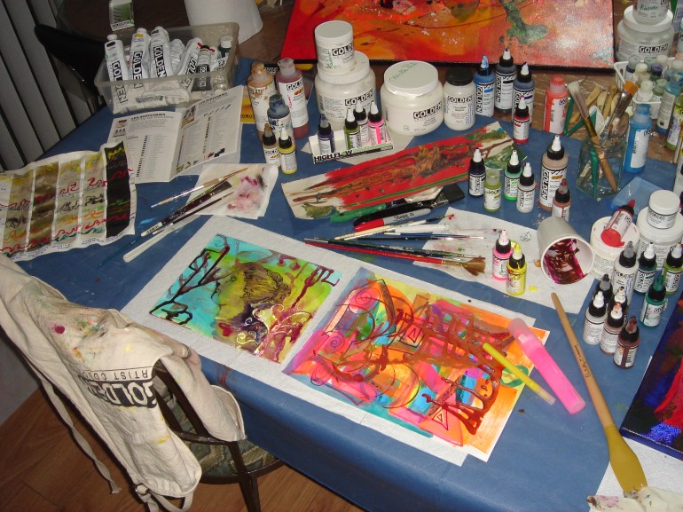 Produits et travail fait à l'atelier