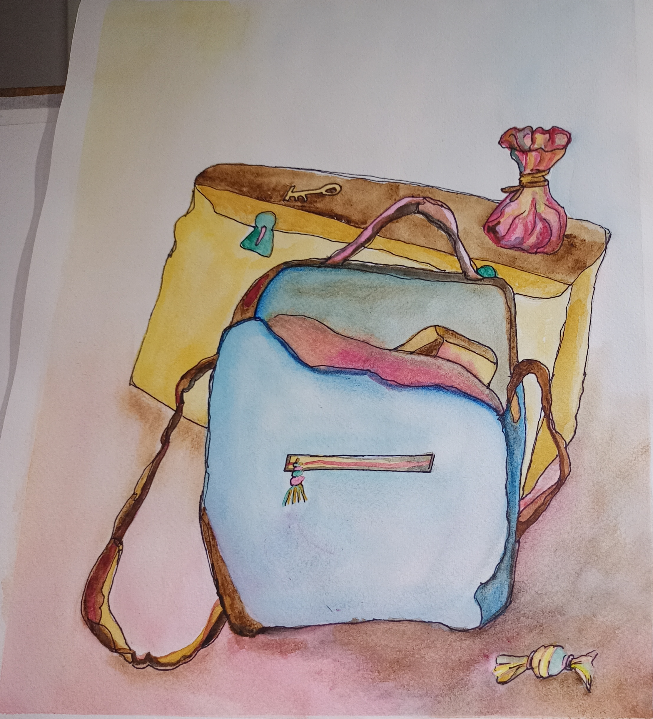 Aquarelle sur papier